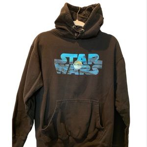 Star Wars The Mandalorian The Child Black Hoodie Sweatshirt Medium